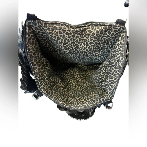 Vintage Guess Denim Jean Belted Purse - Picture 8 of 10